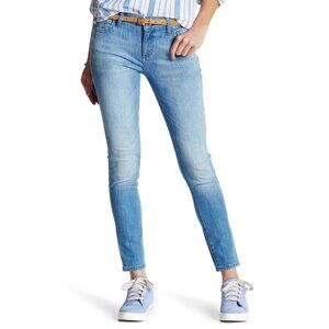 NWT DL1961 Margaux Instasculpt Skinny Fit Ankle Jeans in Spencer Light Blue 25